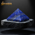 Lapis Lazuli Crystal Pyramid – Natural Stone | Wisdom, Truth & Inner Power