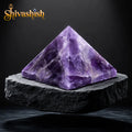 Amethyst Crystal Pyramid – Natural Stone | Calmness, Protection & Spiritual Balance