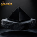 Black Tourmaline Pyramid – Natural Stone | Protection, Grounding & Energy Shield