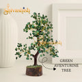 Crystal Heaven Certified Green Aventurine Crystal Tree for Good Luck - Healing Crystal Money Tree for Wealth
