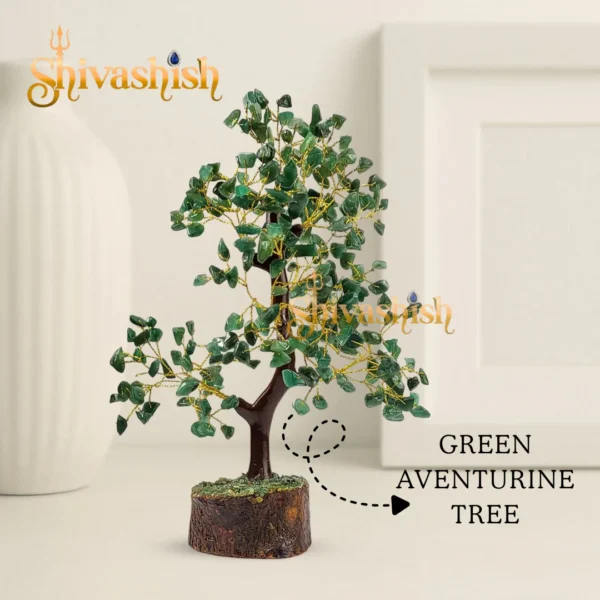 Crystal Heaven Certified Green Aventurine Crystal Tree for Good Luck   Healing Crystal Money Tree for Wealth