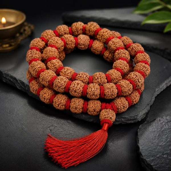 5 Mukhi Rudraksha Mala