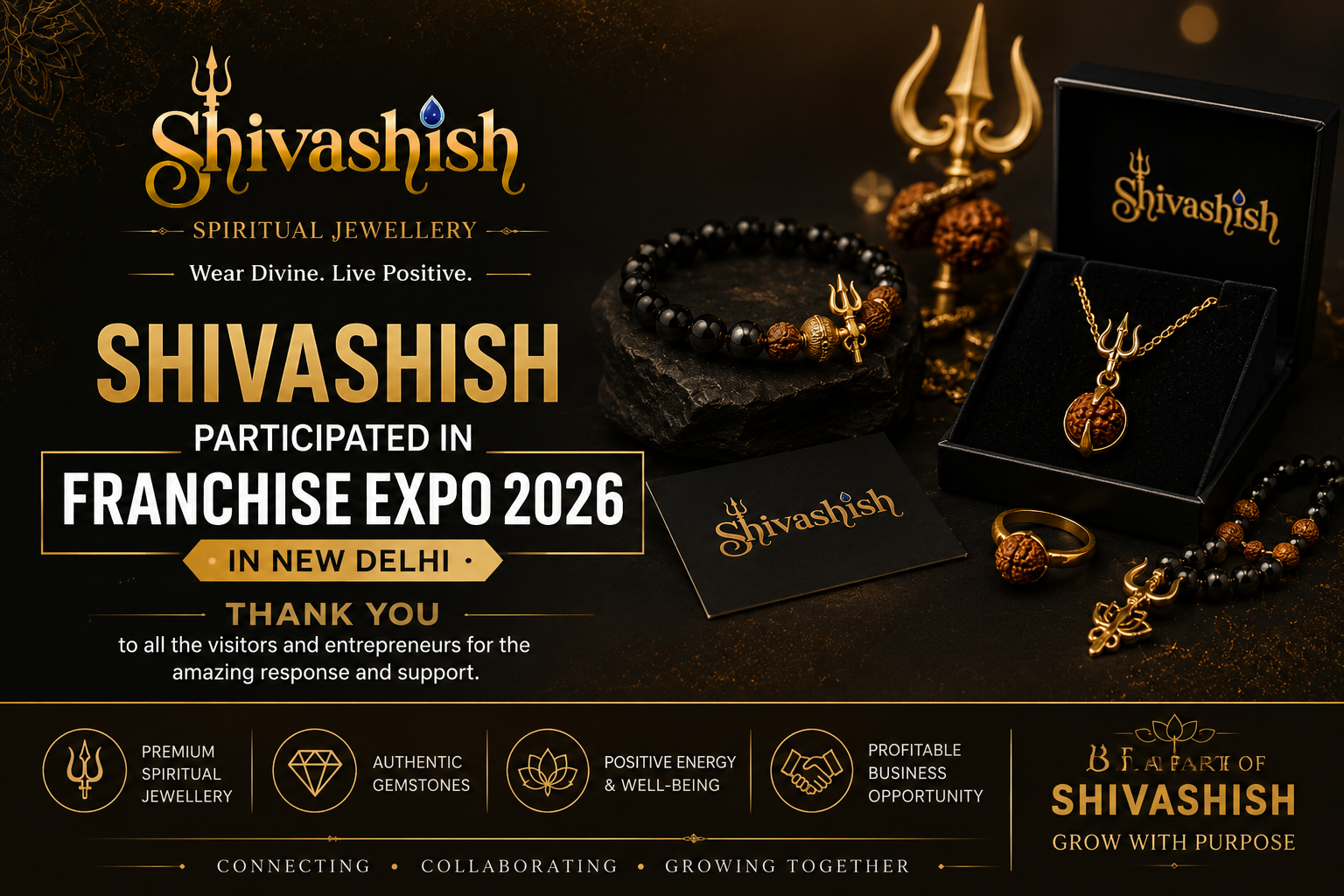 Shivashish Participated in Franchise Expo 2026 in New Delhi